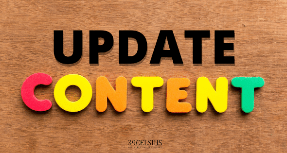 Update Old Content For SEO